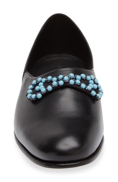 Shop Bode Bowtie House Shoe In Black