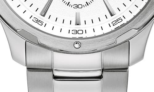Bulova Bracelet Strap Chronograph Watch, 43mm In Silver
