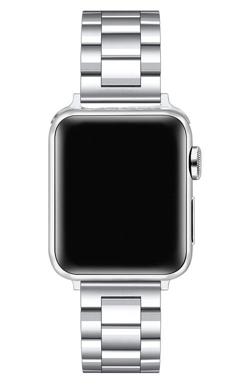 The Posh Tech Maxwell Bracelet Apple Watch® Watchband In Silver