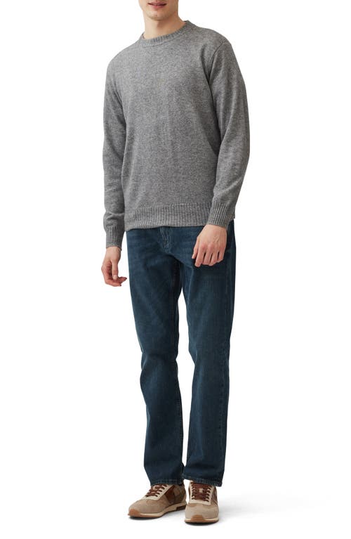 Shop Rodd & Gunn Christchurch Wool & Cashmere Crewneck Sweater In Fog