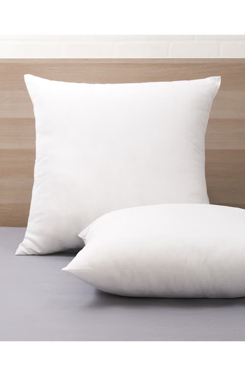 Allied Home Big Lofty Overfilled Decorative Sham Pillow In White