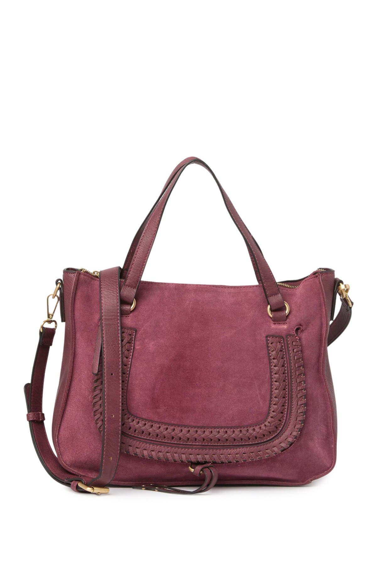 Sole Society Destin Satchel In Oxblood