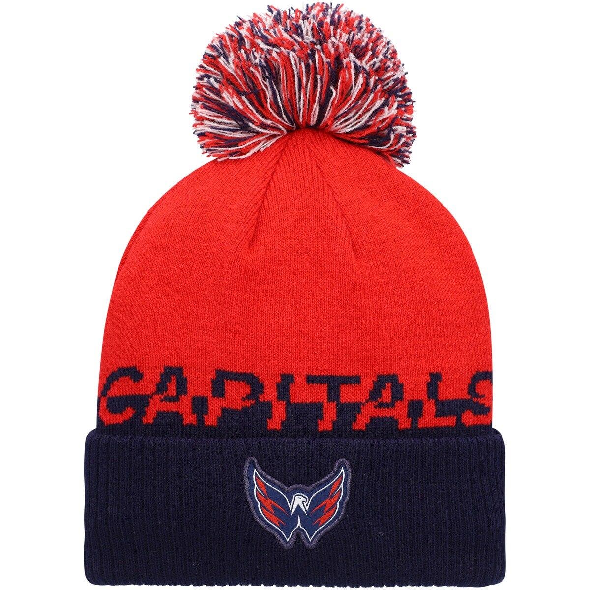 washington capitals purple knit hat