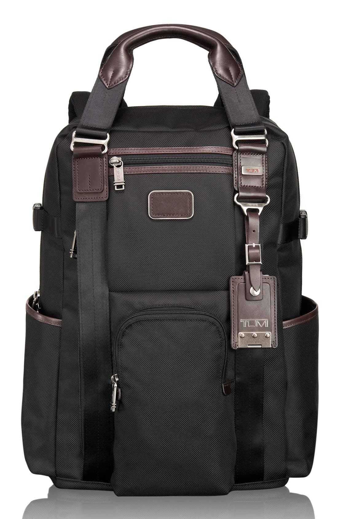 UPC 742315952284 product image for Tumi 'Alpha Bravo - Lejeune' Backpack Tote - Black | upcitemdb.com