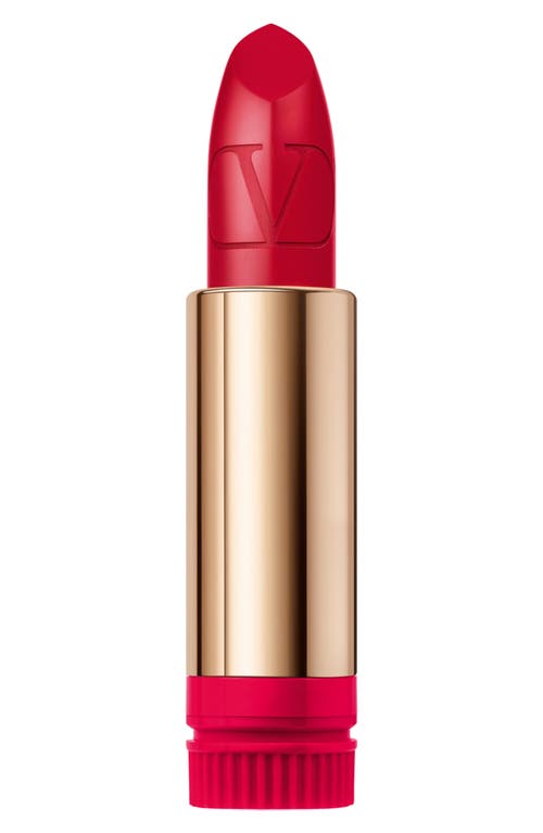 Shop Valentino Rosso  Refillable Lipstick Refill In 22r/satin