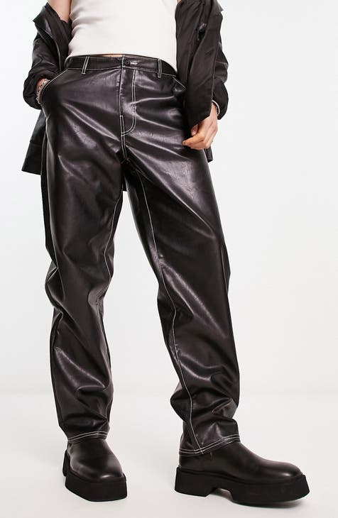 Men's Faux Leather Pants | Nordstrom