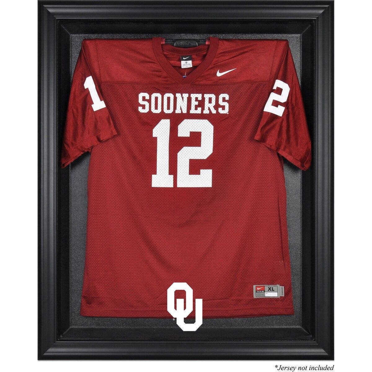 FANATICS AUTHENTIC Oklahoma Sooners Black Framed Logo Jersey Display
