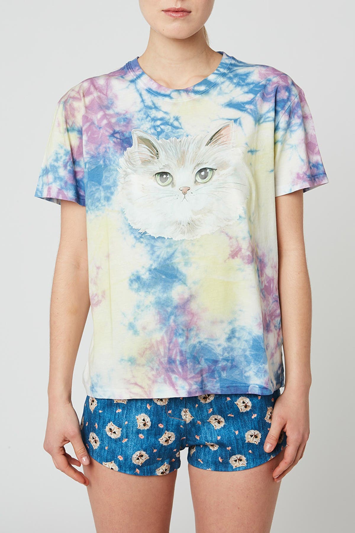 Paul Joe Sister Catmandou Tie Dye Cat Graphic T Shirt Nordstrom Rack