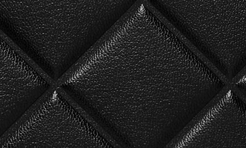Tory Burch Small Fleming Diamond Quilted Leather Convertible Shoulder Bag In Black