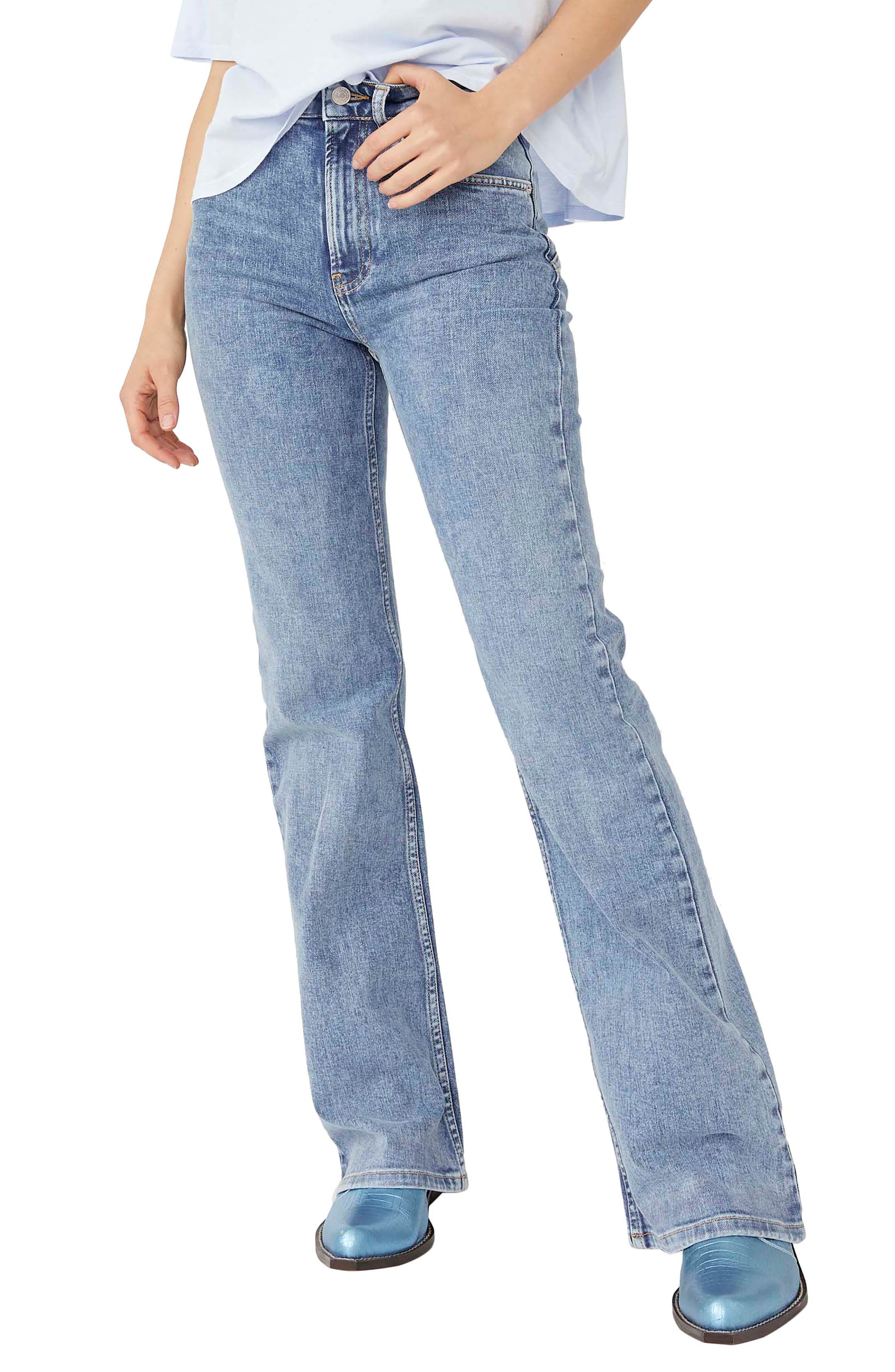 Free People Thunderbird Flare Leg Jeans 