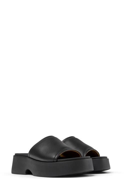 Camper Tasha Slide Sandal Black at Nordstrom,