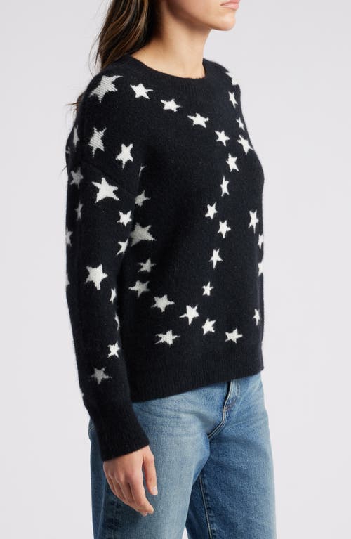 Shop Rails Kana Star Crewneck Sweater In Star Chain