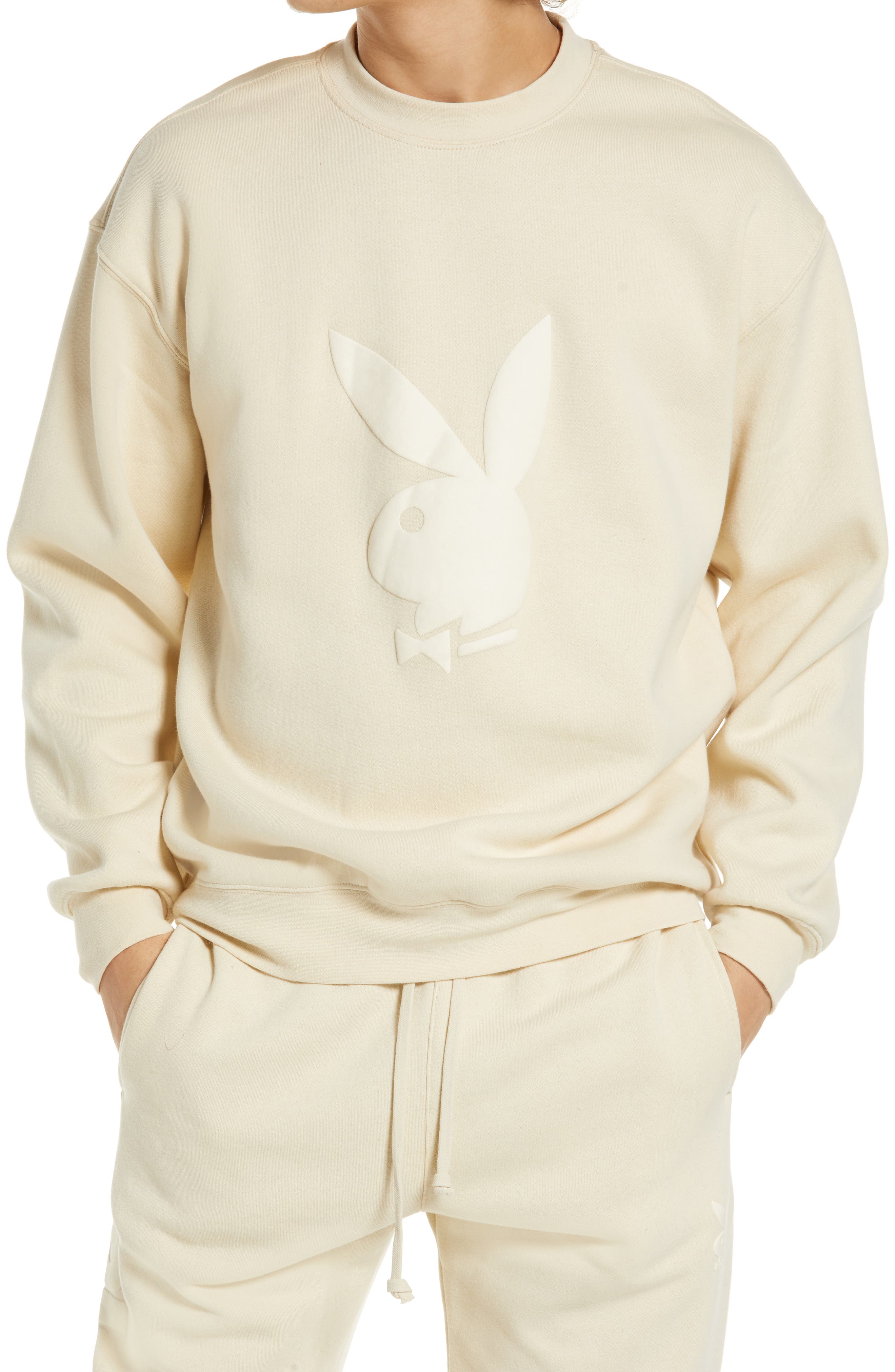 PacSun Playboy Nuance Puffy Logo Crewneck Sweatshirt | Smart Closet