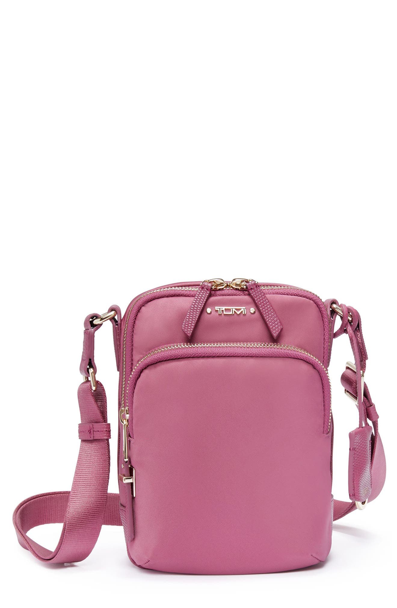 tumi pink tote