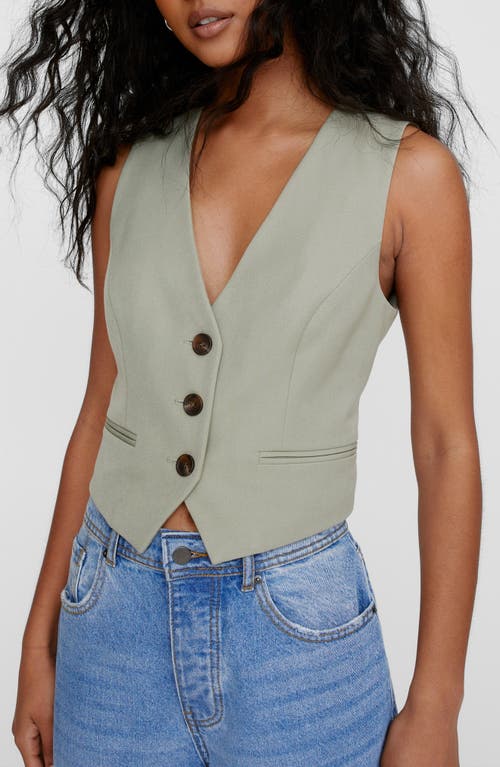 Shop Nasty Gal Essentials Vest In Sage