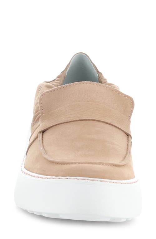 Shop Fly London Duli Platform Wedge Loafer In Beige Pink/silver