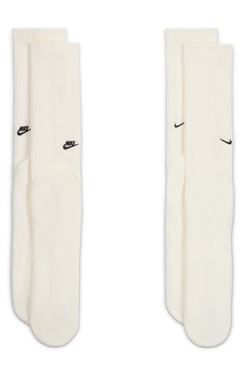 NIKE NIKE 2-PACK DRI-FIT EVERYDAY CUSHIONED CREW SOCKS 