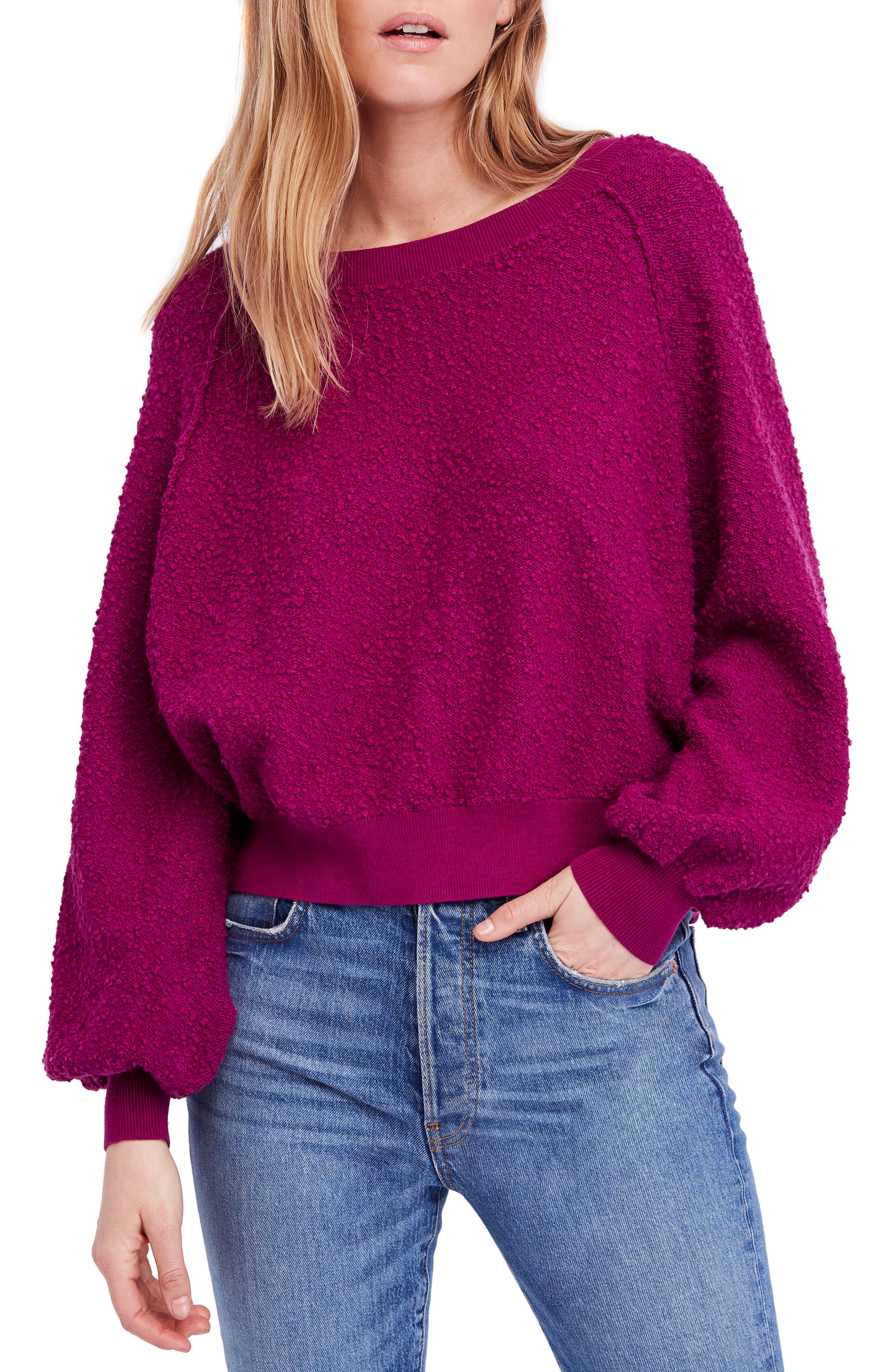 free people found my friend sweatshirt