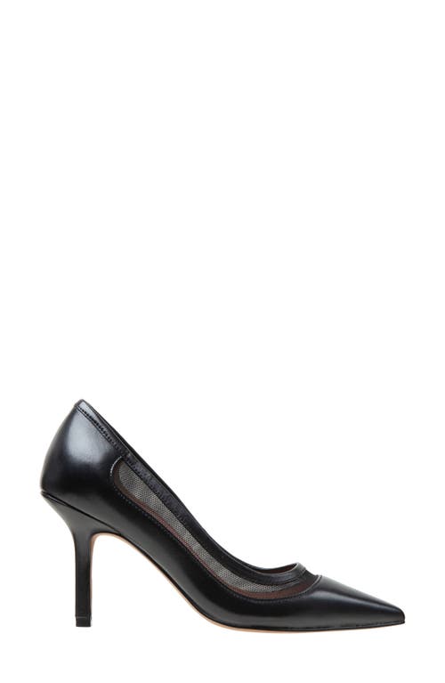 Linea Paolo Perline Pointed Toe Pump In Black