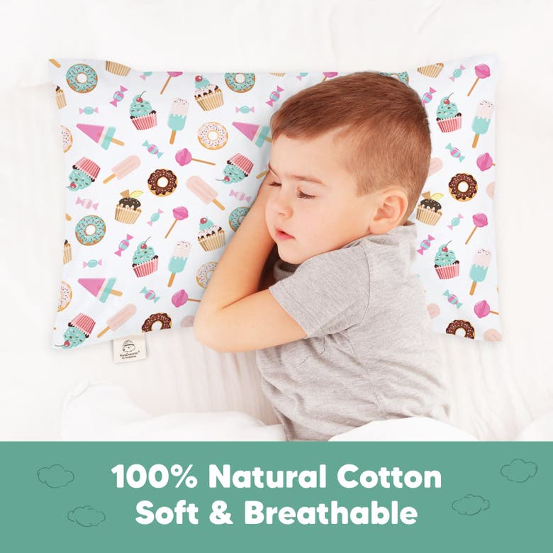 Keababies Printed Toddler Pillowcase 13x18" In Sweet Tooth