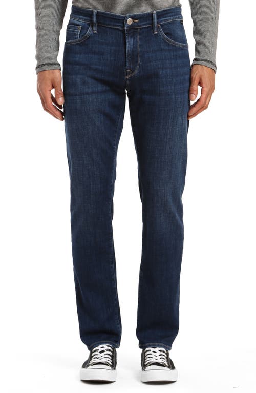 Mavi Jeans Zach Straight Leg Dark Feather Blue at Nordstrom,