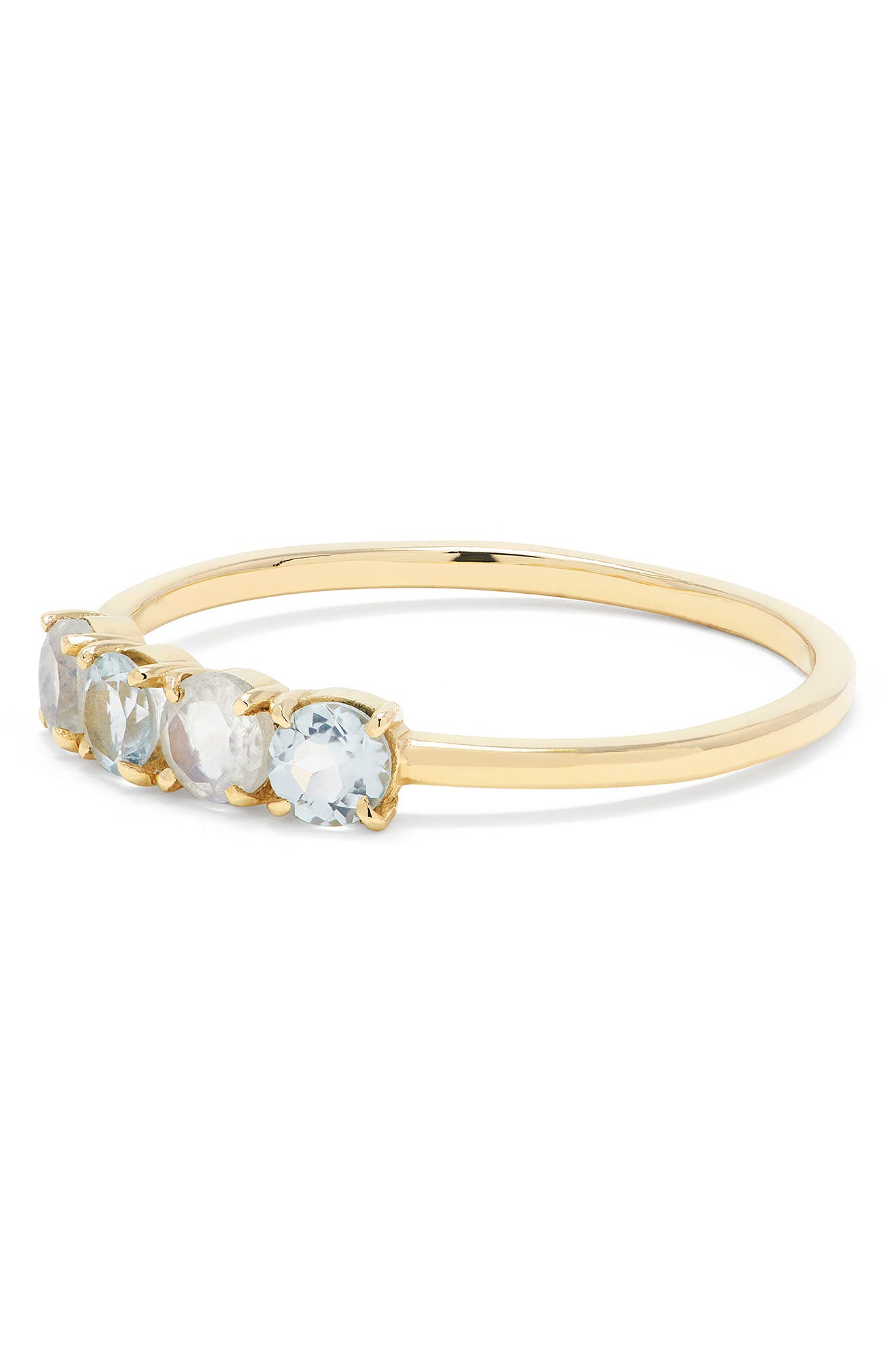 STONE AND STRAND Moonstone & Aquamarine Ring Nordstrom