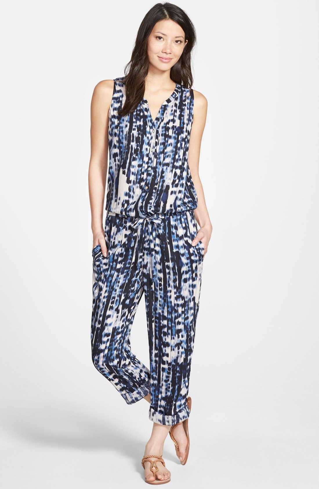 beach lunch lounge jumpsuit