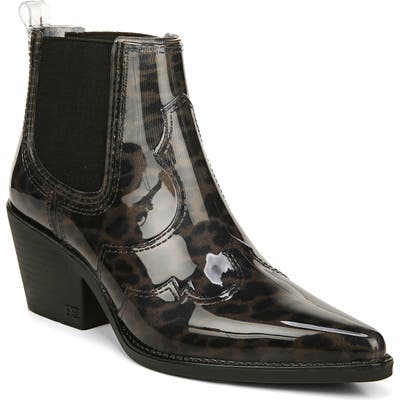 Sam Edelman Winona Western Waterproof Rain Boot, Black