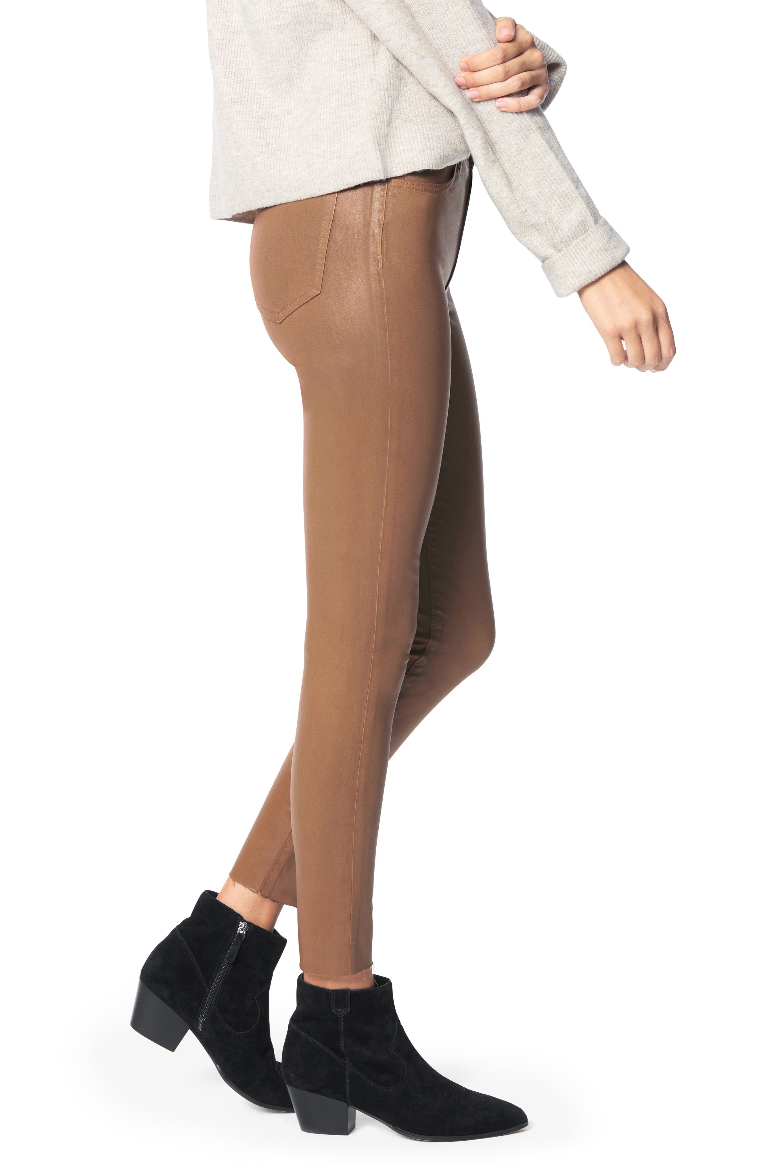 Joe's The Charlie Coated Ankle Skinny 