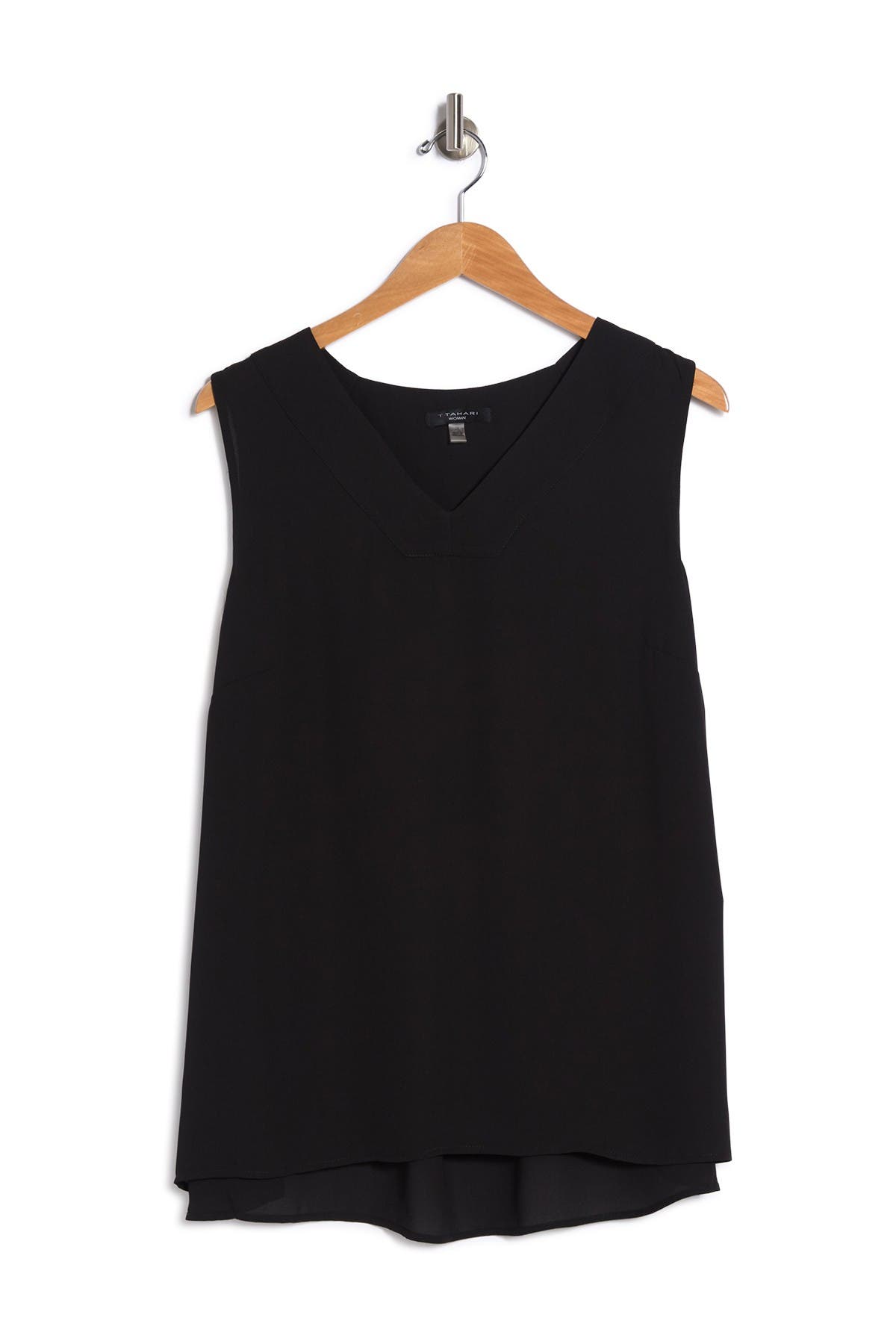 T Tahari Edie Sleeveless V-neck Top - Exclusive In  B