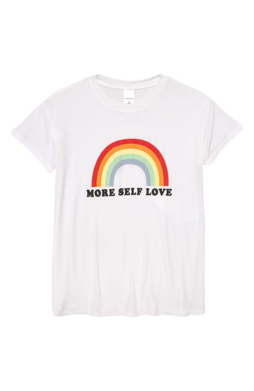 Nordstrom Kids' Graphic Tee in White More Self Love