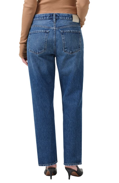 CITIZENS OF HUMANITY CITIZENS OF HUMANITY NEVE LOW SLUNG RELAXED DISTRESSED NONSTRETCH REGENERATIVE COTTON JEANS 