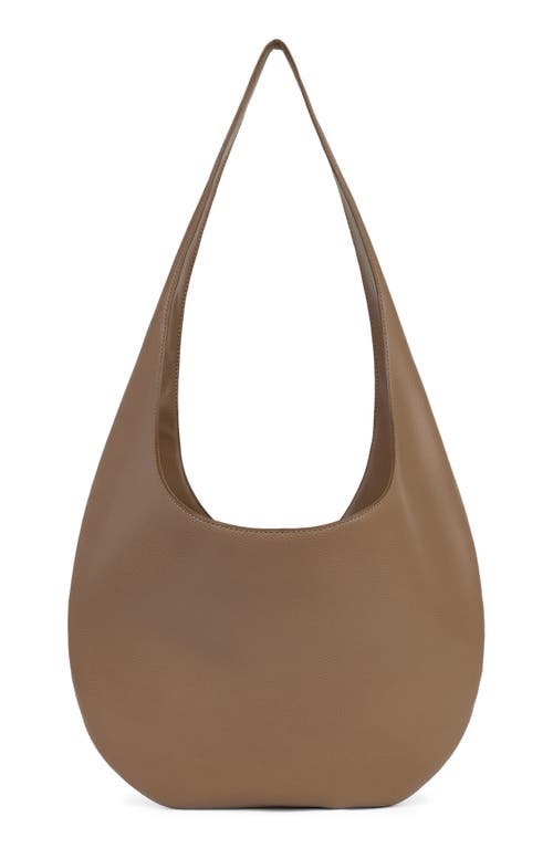 We-ar4 The H Leather Hobo Bag In French Grey