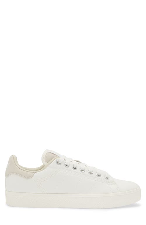 Shop Adidas Originals Adidas Stan Smith Canvas Low Top Sneaker In Core White/alumina/silver