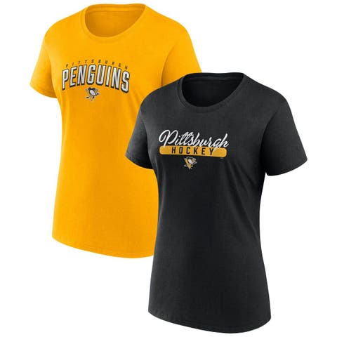 Men's Fanatics Branded Black/Gold Pittsburgh Steelers T-Shirt Combo Pack