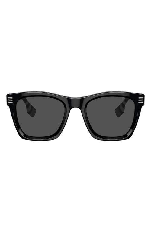 burberry 52mm Square Sunglasses in Dark Grey
