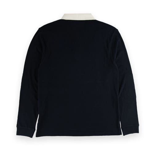 Sovereign Code Thesis Collar Knit Shirt In Naval Academy