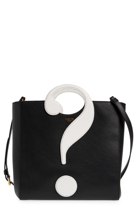 Question Mark Leather Tote