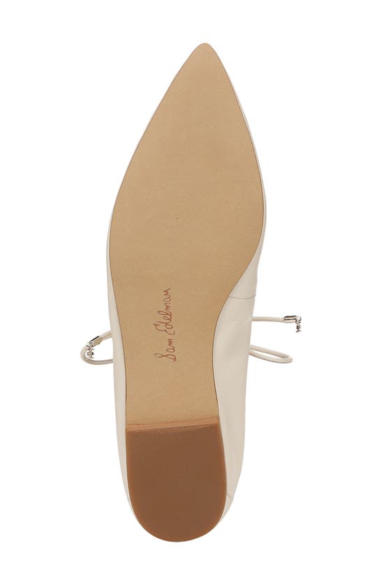 Shop Sam Edelman Bri Mary Jane Pointed Toe Flat In Modern Ivory