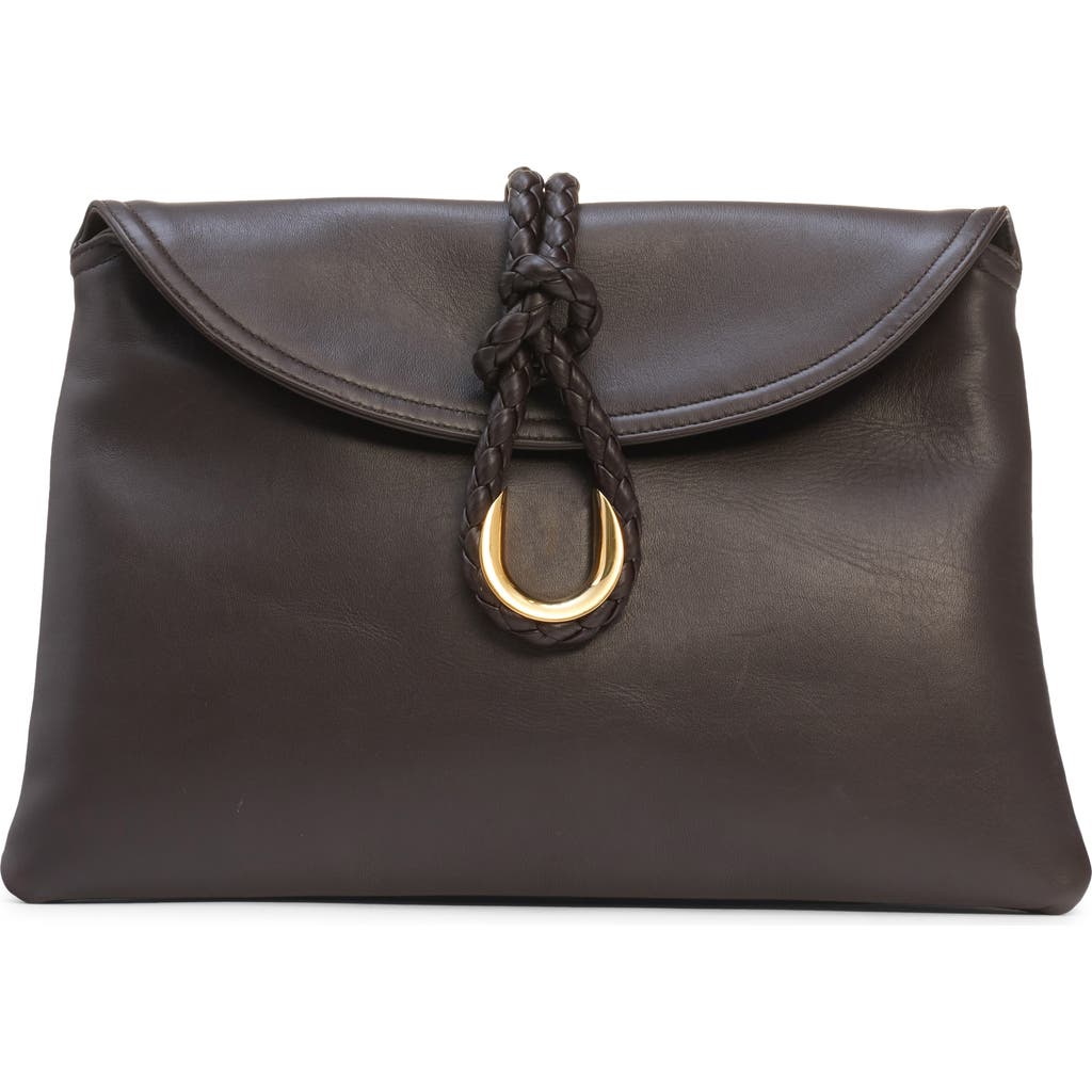 Bottega Veneta Medium Liberta Leather Shoulder Bag In Fondant