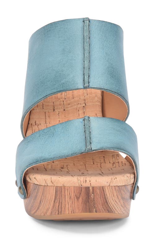 Shop Kork-ease ® Darra Slide Sandal In Turquoise F/g