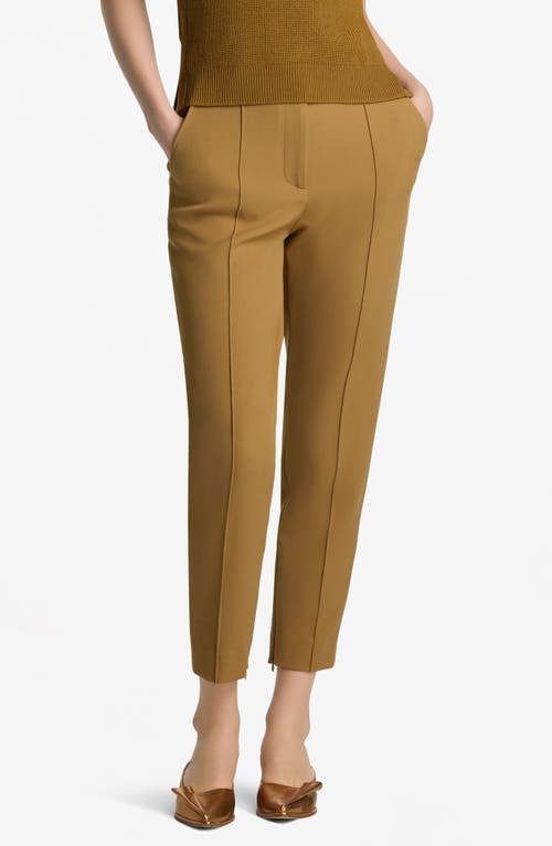 St. John Collection Stretch Crepe Ankle Pants Hazel at Nordstrom,