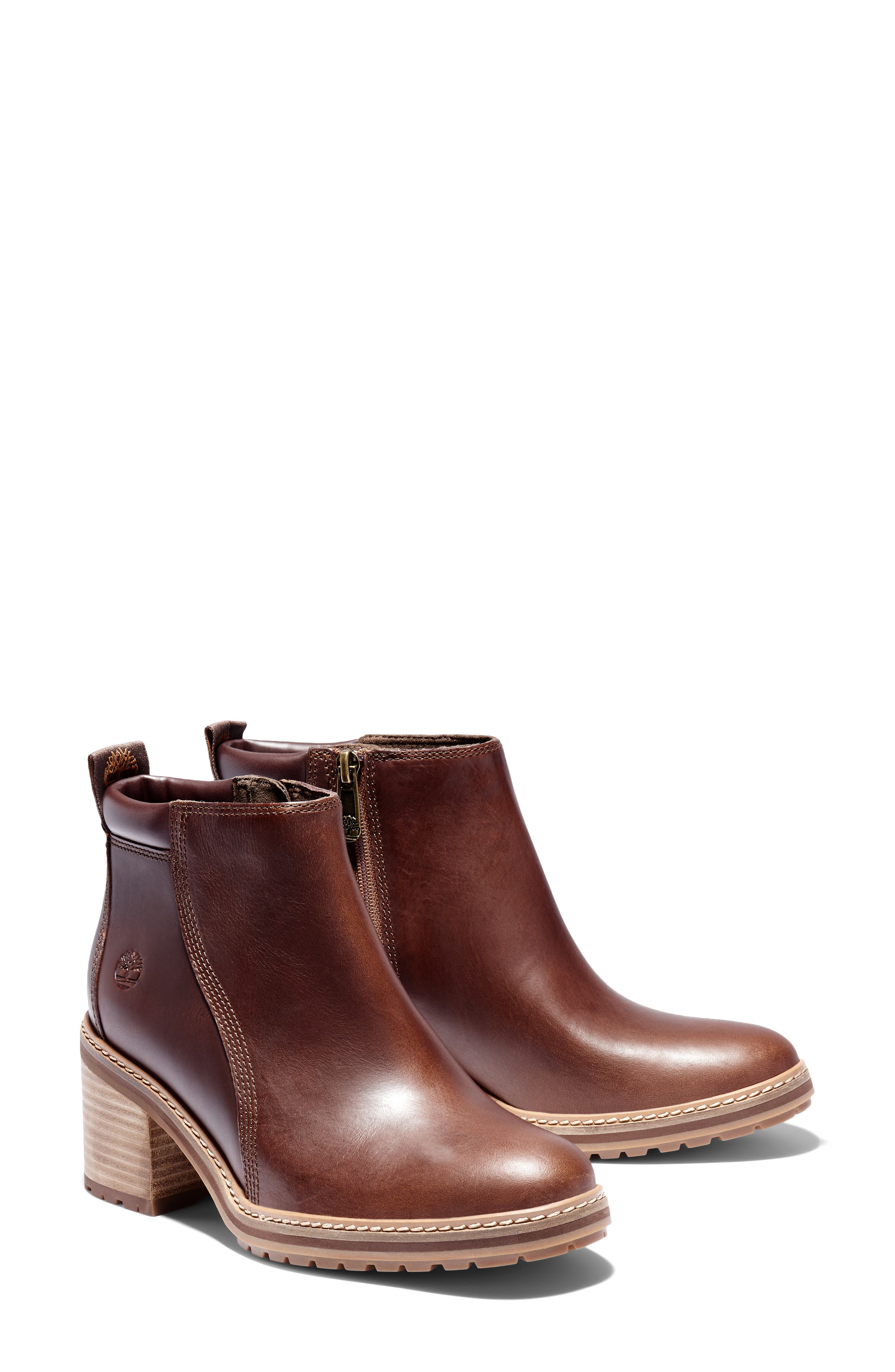 timberland sienna waterproof block heel chelsea boot