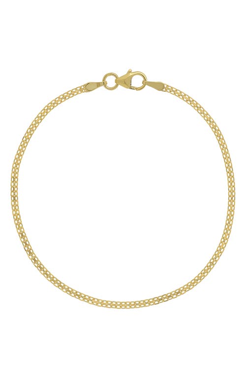 Bony Levy 14K Gold Dual Link Chain Bracelet Yellow at Nordstrom,