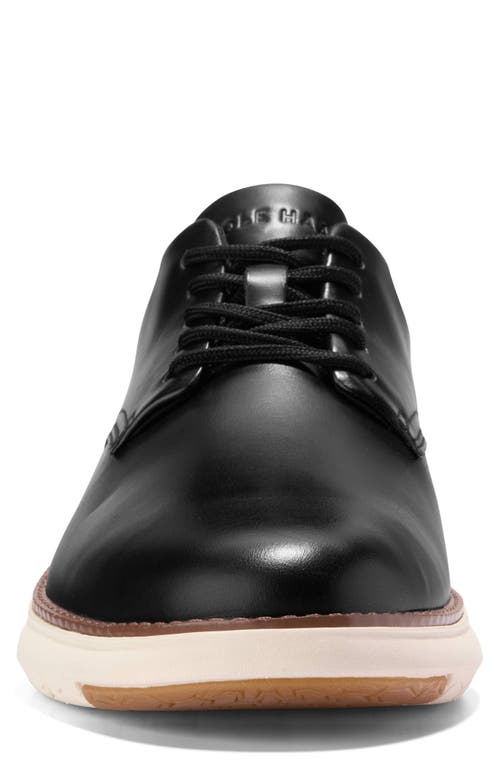 Cole Haan Grand Remix Derby In Black Smooth/ivory