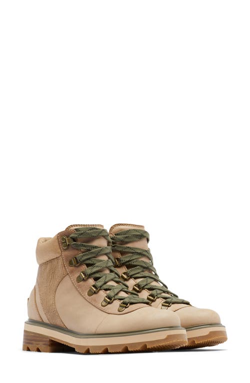 SIZE 7 SOREL Lennox Waterproof Hiking Boot in Canoe Stone Green at Nordstrom,