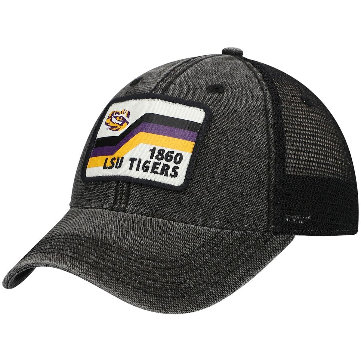 black lsu snapback