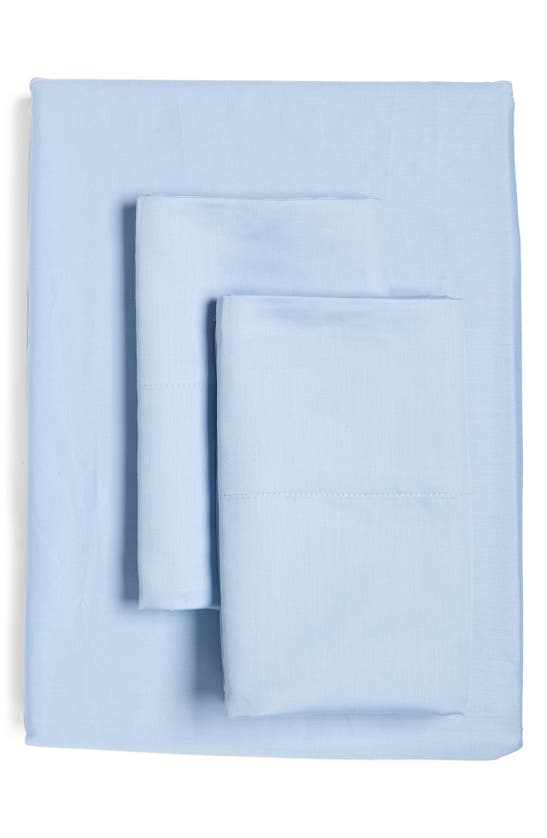 Shop Ted Baker Plain Dye Collection Sheet Set In Pale Blue