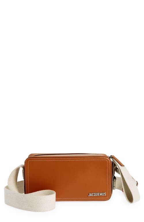 Jacquemus Le Cuerda Horizontal Crossbody Bag in Light Brown 2 at Nordstrom