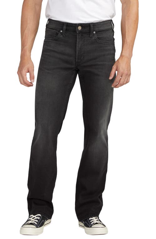 Silver Jeans Co. Zac Relaxed Fit Straight Leg Black at Nordstrom, X